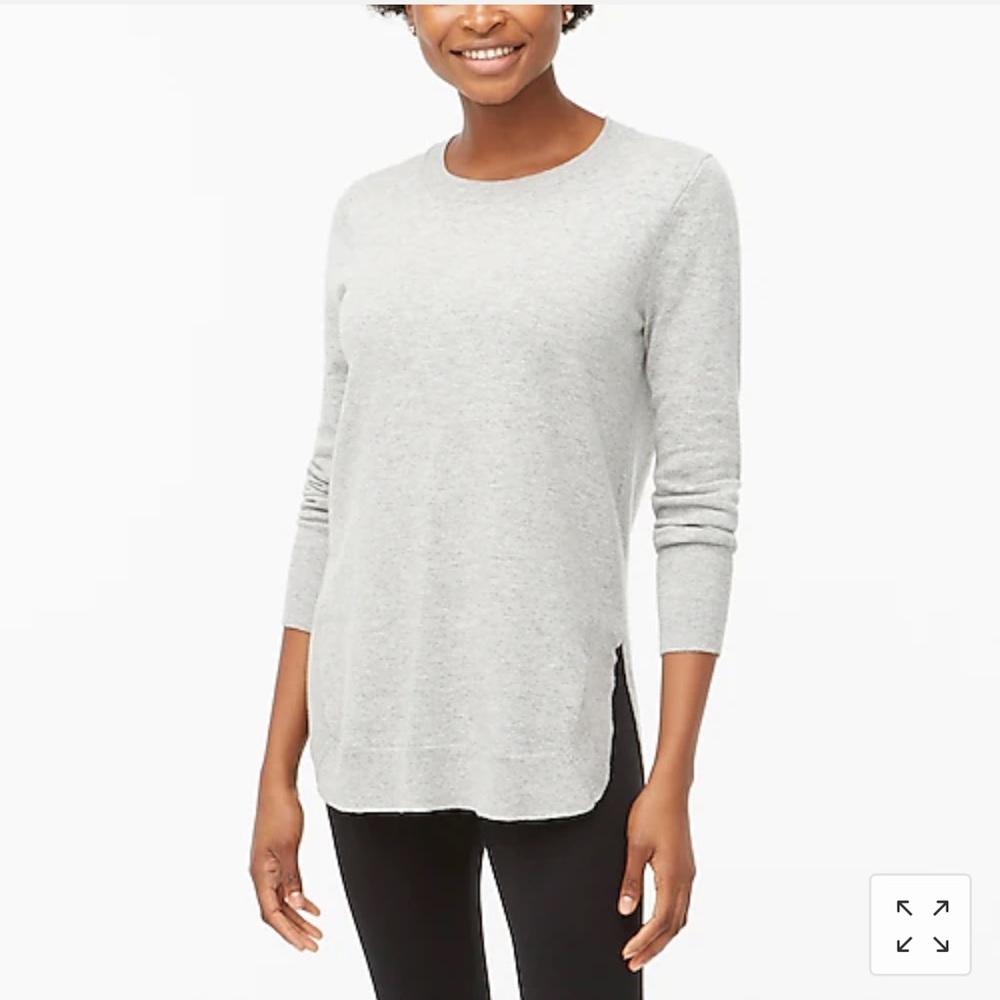 Blue wool tunic J.Crew sweater